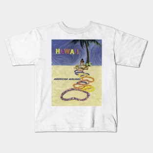 Vintage Travel - Hawaii (American Airlines) Kids T-Shirt